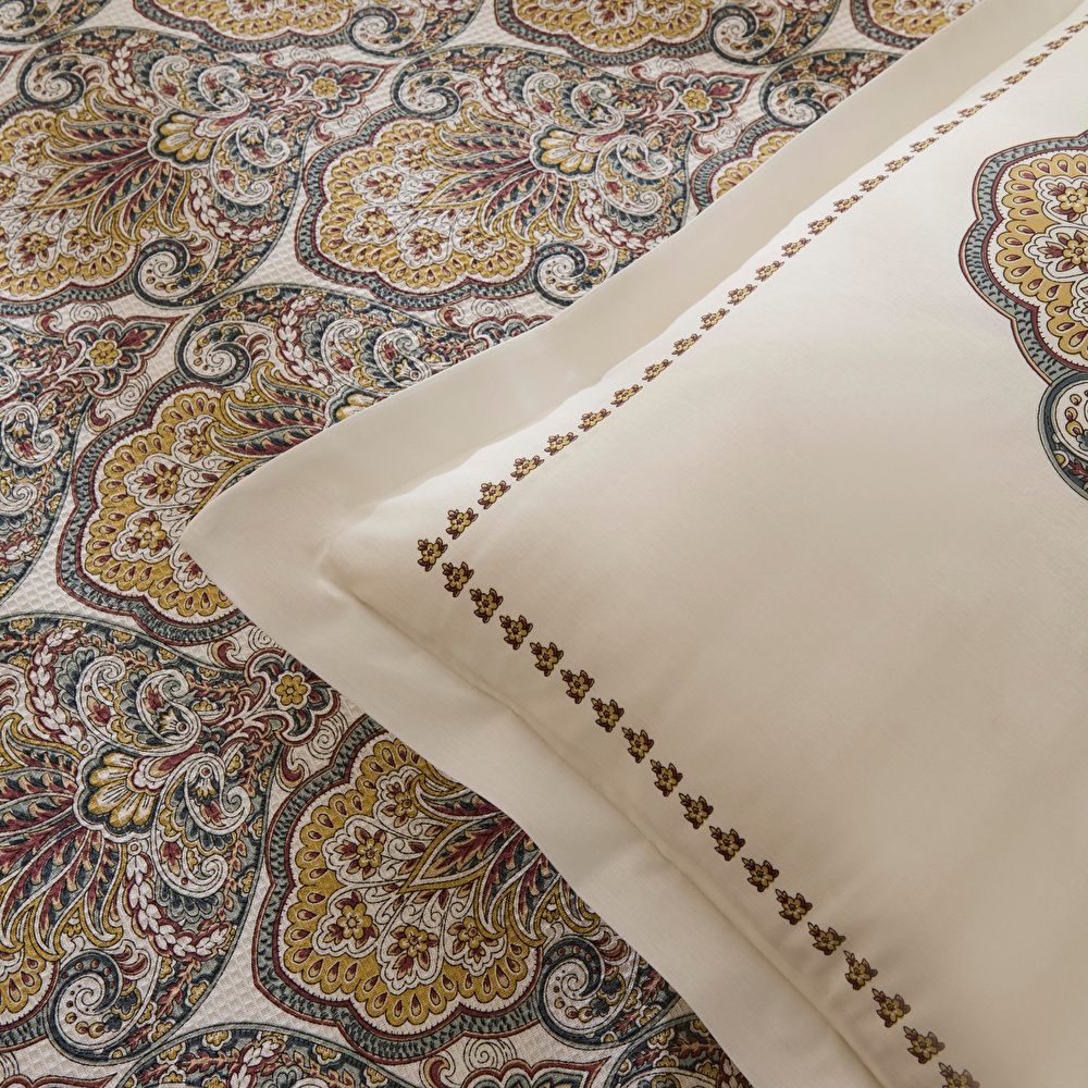 Karaca Home Cherly %100 Pamuk Çift Kişilik Pike Takımı Hardal  görseli 8