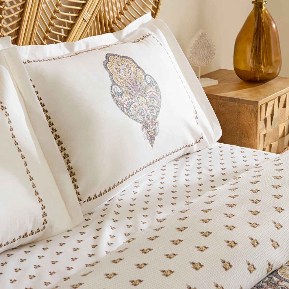 Karaca Home Cherly %100 Pamuk Tek Kişilik Pike Takımı Hardal görseli 7