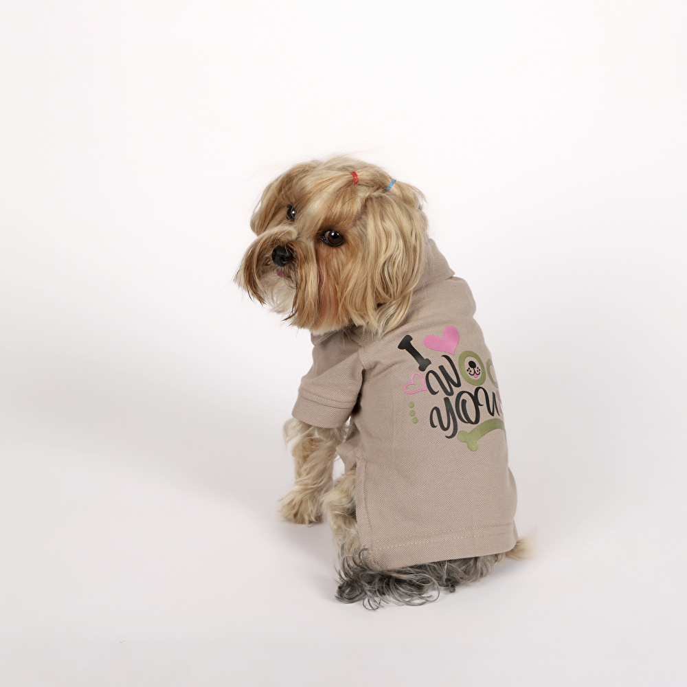 Karaca Home x Pati I Woof you T-Shirt S Beden Vizon görseli 5