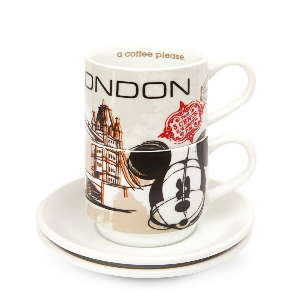 Egan Italy In The City Londra 2’li Espresso Fincan Seti görseli 1