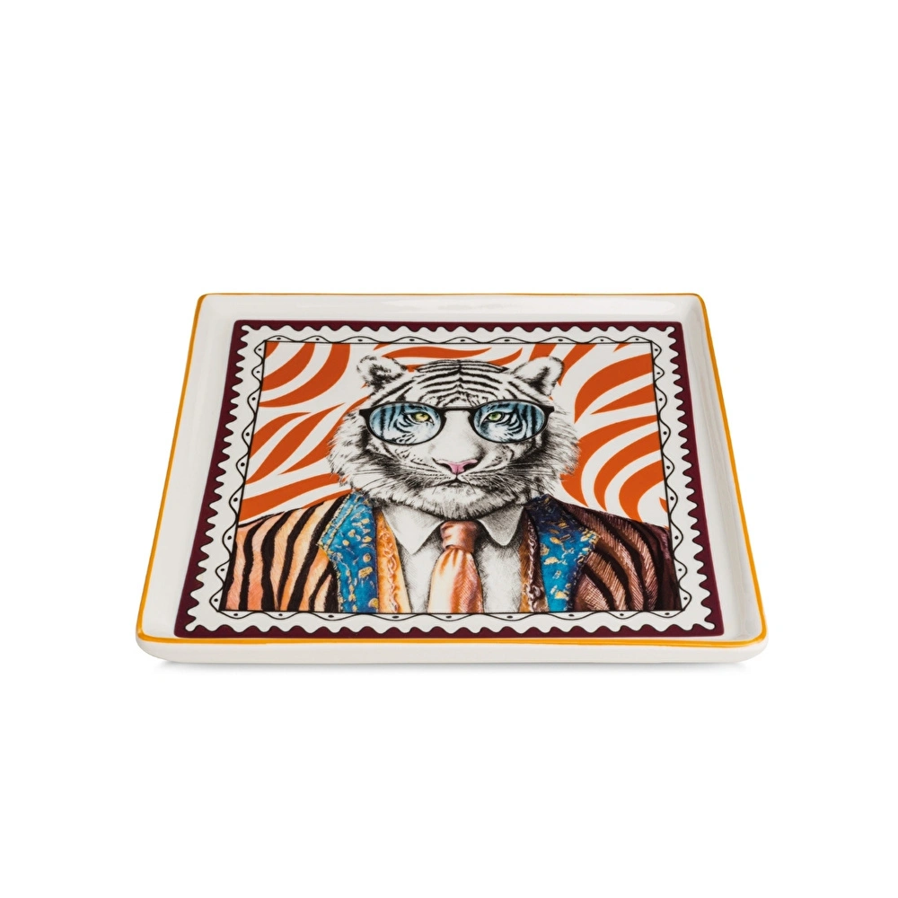Egan Italy Human Essence Kaplan Desenli Tabak 19x19 cm görseli 1