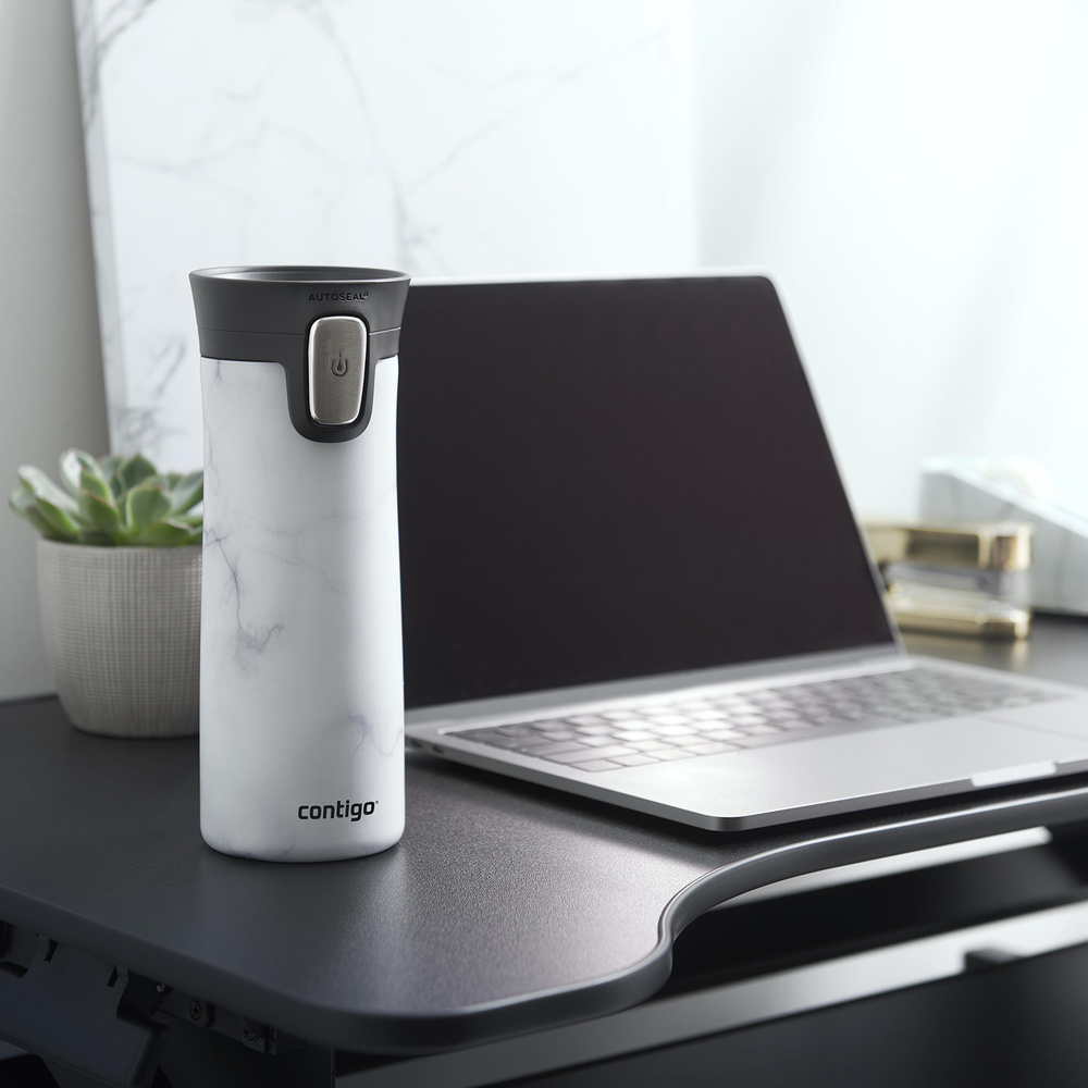 Contigo Pinnacle Couture White Marbel El Termosu 420 ml görseli 3