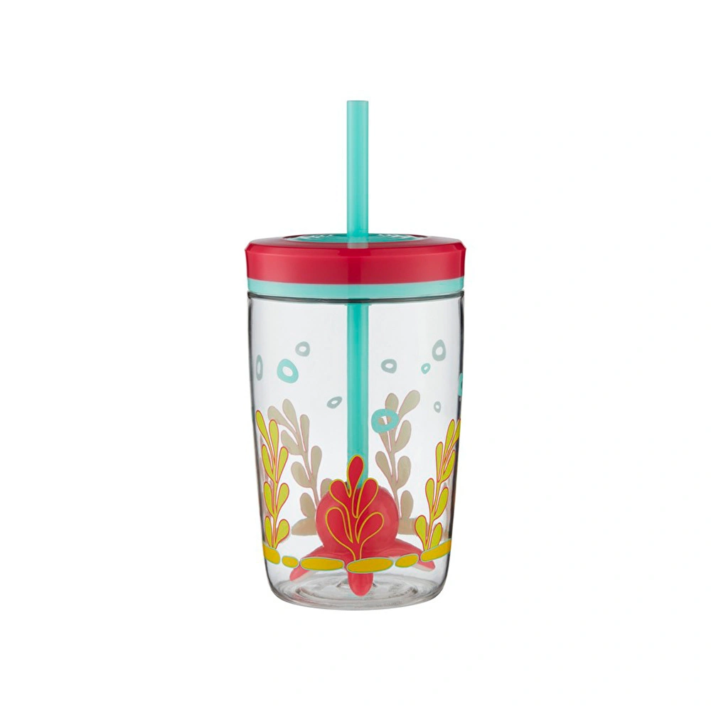Contigo Floating Straw Tumblr Ahtapot Su Matarası 470 ml görseli 1