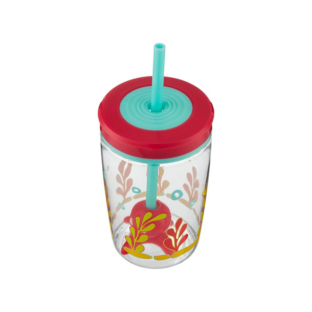 Contigo Floating Straw Tumblr Ahtapot Su Matarası 470 ml görseli 2