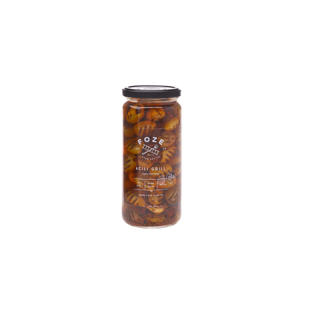 FOZE ACILI GRILL YEŞİL ZEYTİN 450 G görseli 1
