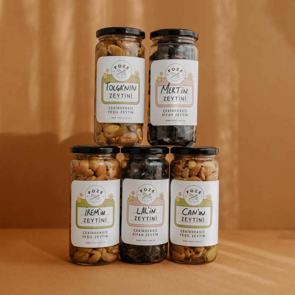 Foze Çekirdeksiz Çocuk Zeytini Siyah 300 gr görseli 4
