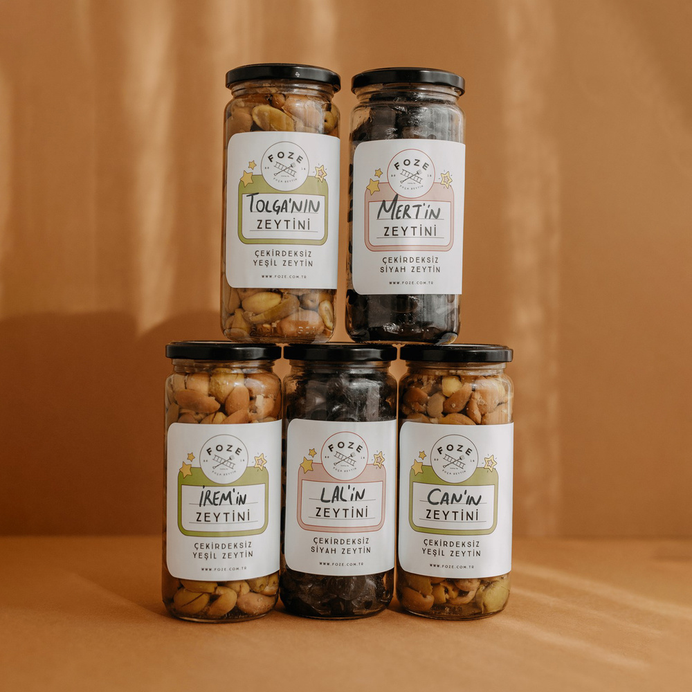 Foze Çekirdeksiz Çocuk Zeytini Yeşil 300 gr görseli 4
