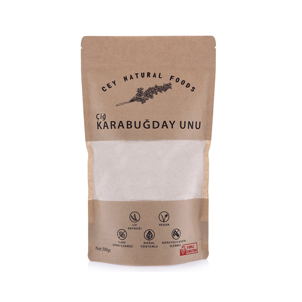 CEY NATURAL KARABUĞDAY UNU 500 G görseli 1