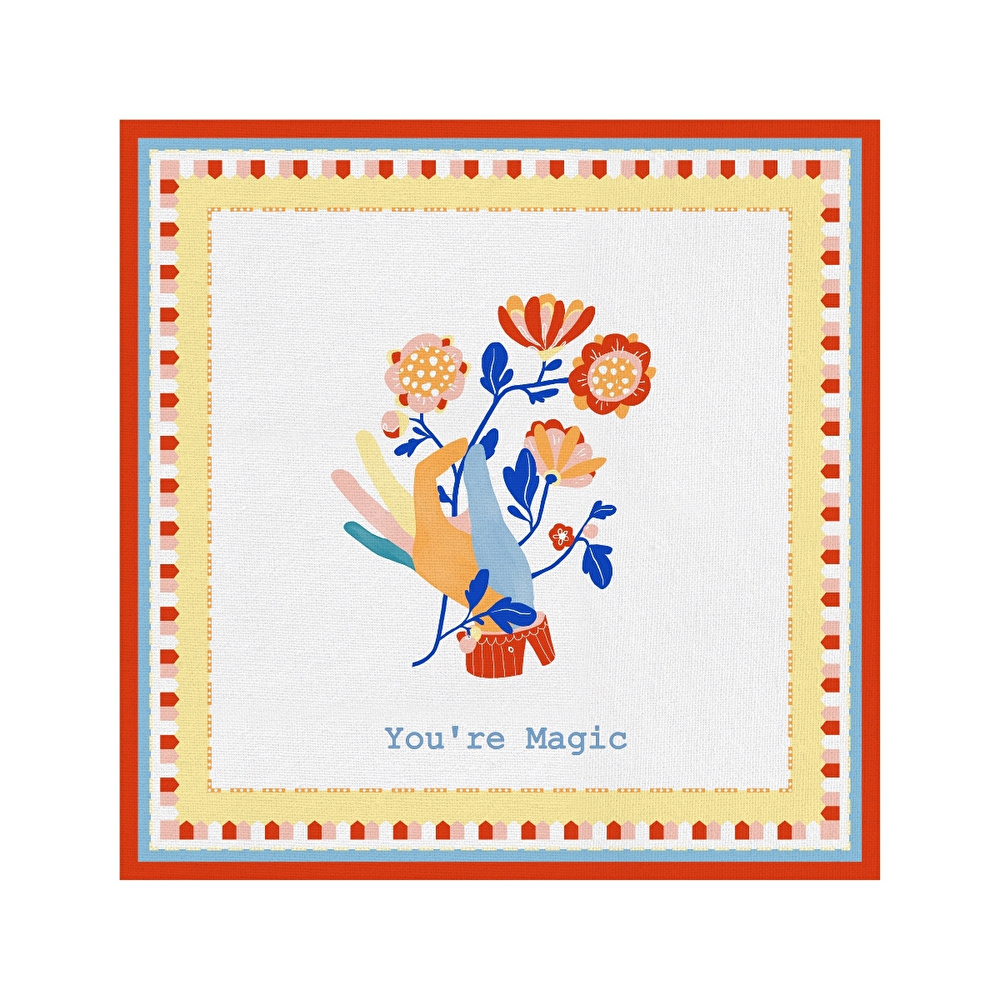 Baci Milano Mamma Mia El Desenli Amerikan Servisi 38 cm x 38 cm görseli 1
