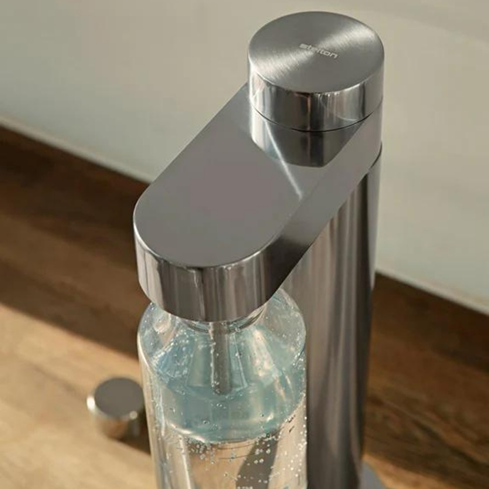 Stelton Brus Soda Makinesi Gümüş görseli 3