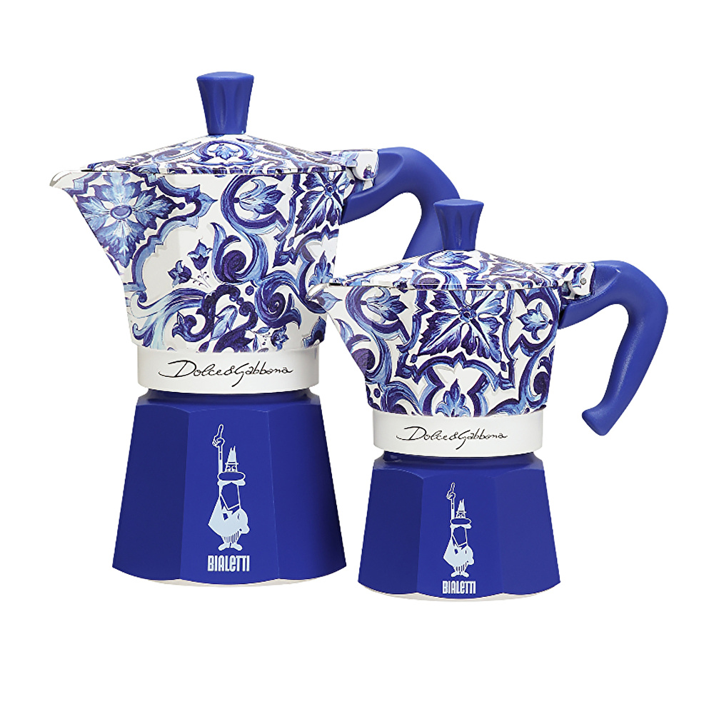 Bialetti Moka Express Dolce Gabbana Akdeniz Serisi 3 Cup görseli 5