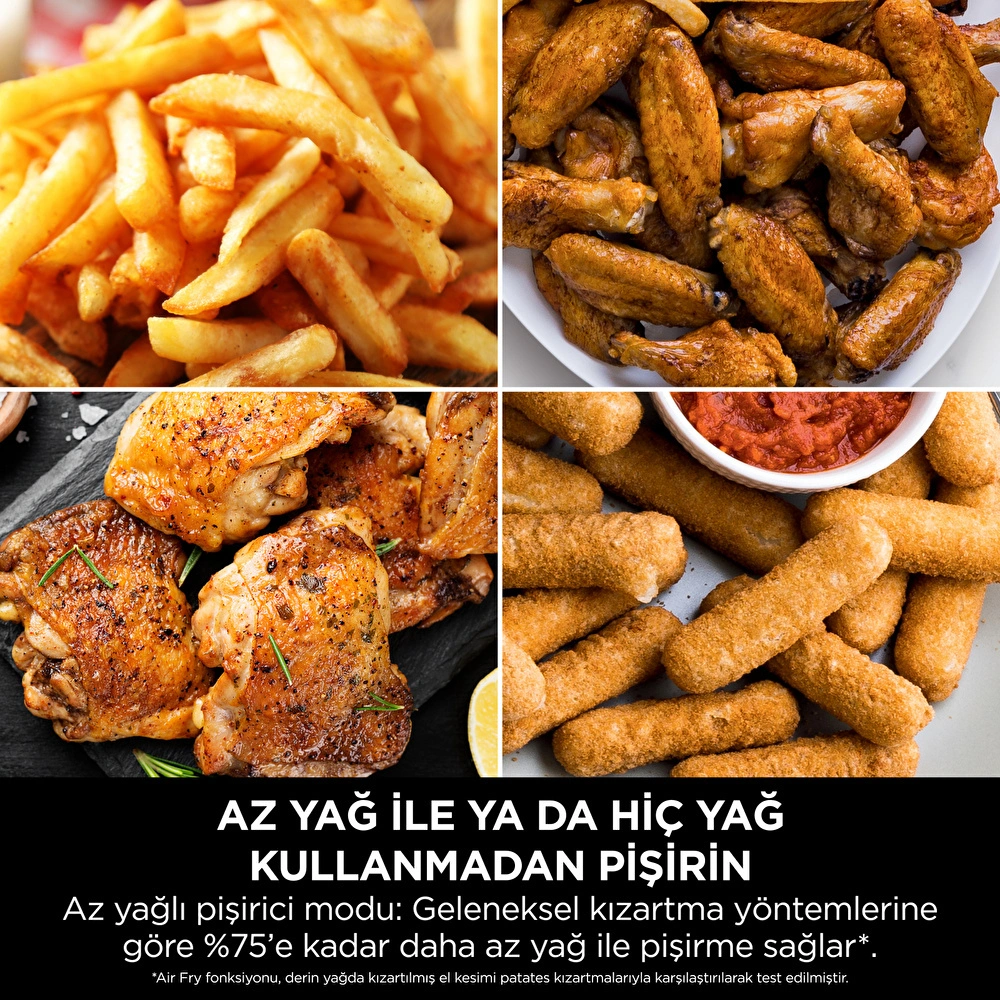 Ninja Double Stack Çift Hazneli XL Air Fryer 9.5L görseli 11