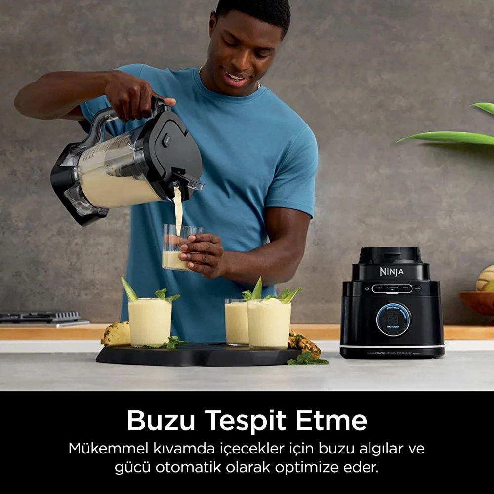 Ninja Detect™ Duo® BlendSense™ Power Blender + Smoothie Makinesi Siyah görseli 6