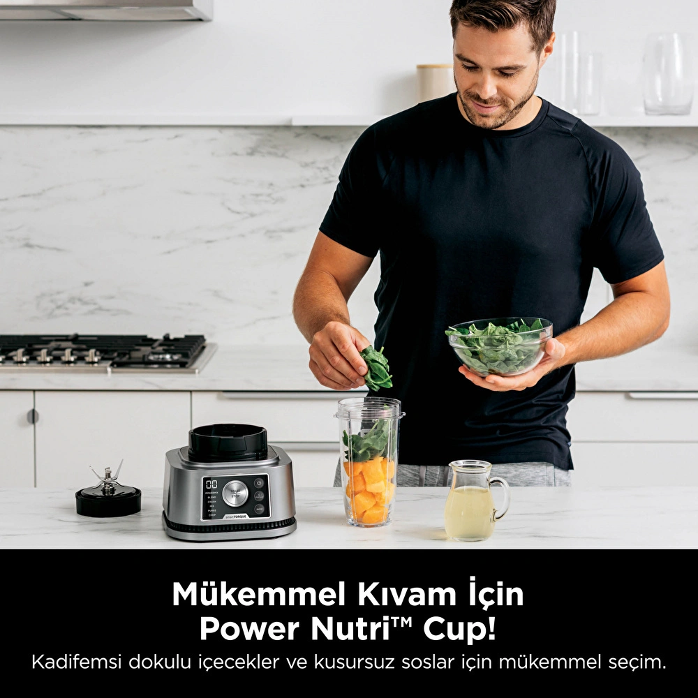 Ninja ® Foodi® 3 in 1 Akıllı Tork ve Auto-IQ Sistemli Power Nutri Blender görseli 5