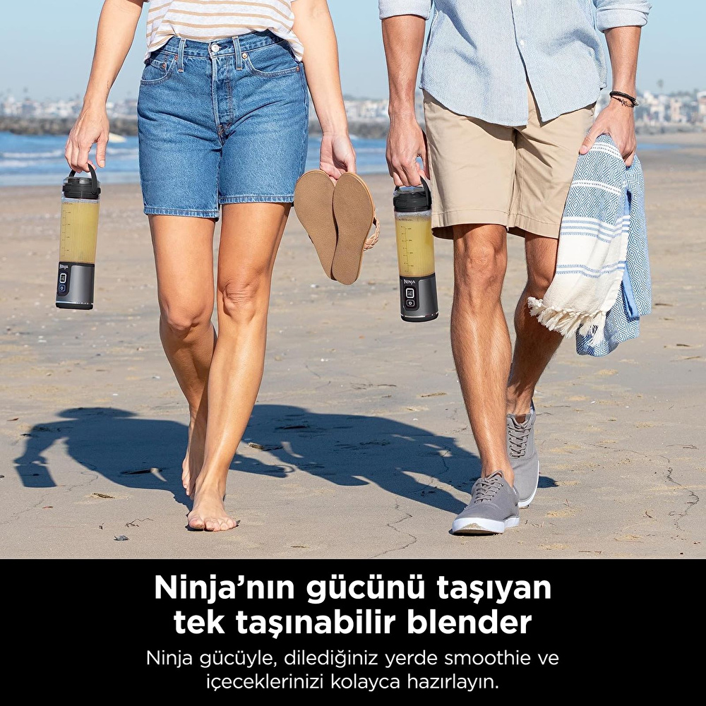 Ninja Blast Taşınabilir Blender Siyah görseli 2