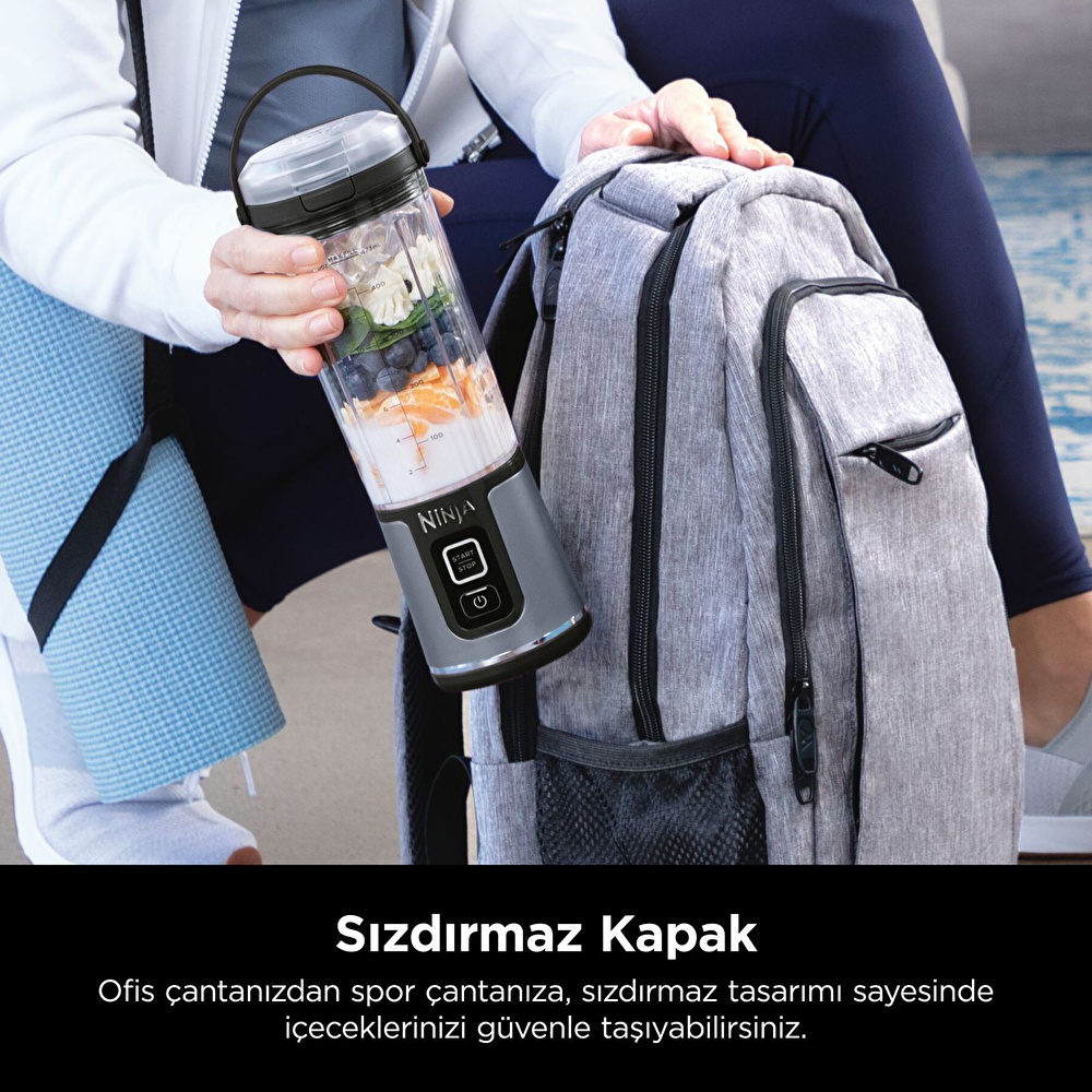 Ninja Blast Taşınabilir Blender Siyah görseli 7