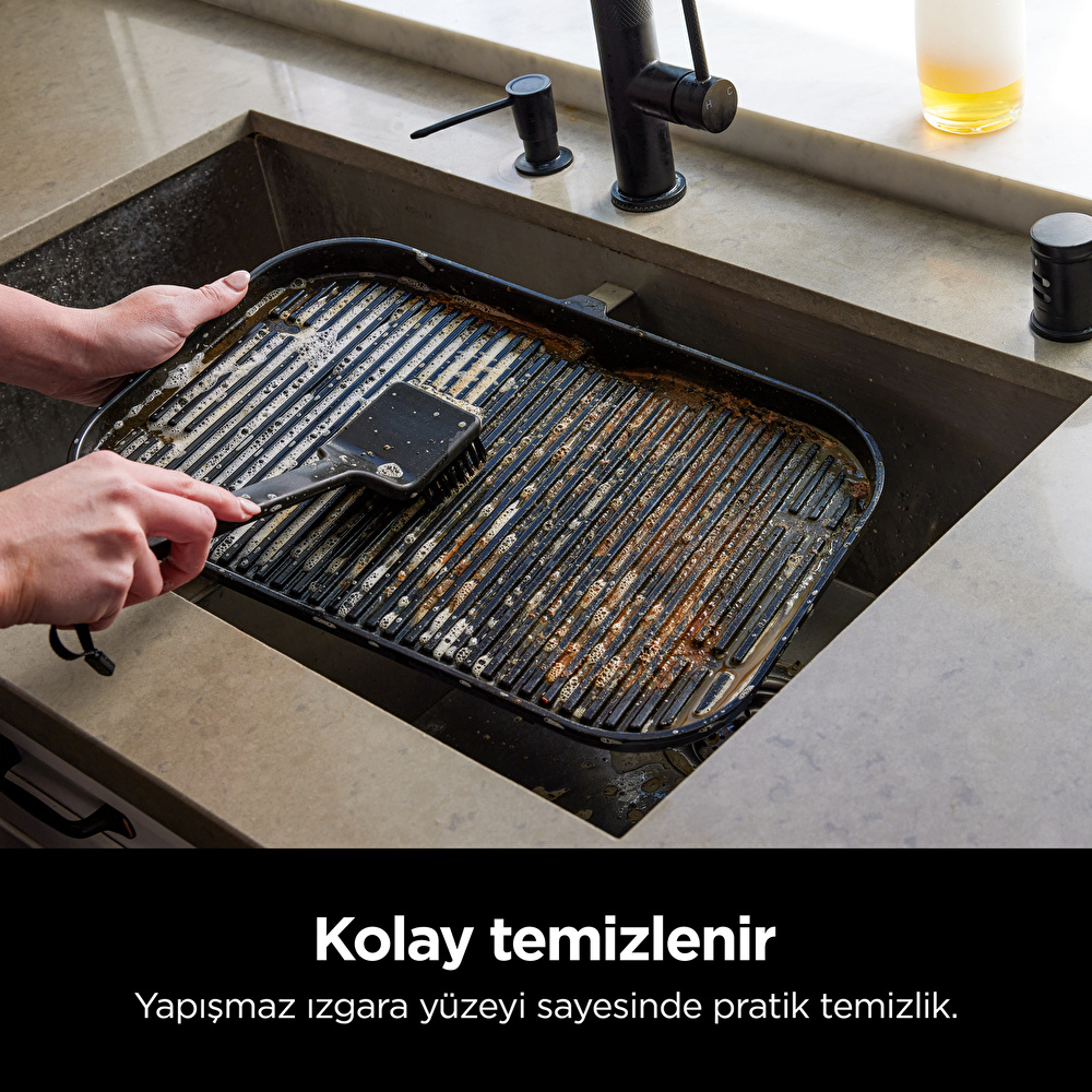 Ninja Woodfire Pro XL Elektrikli Barbekü ve Smoker Siyah görseli 7