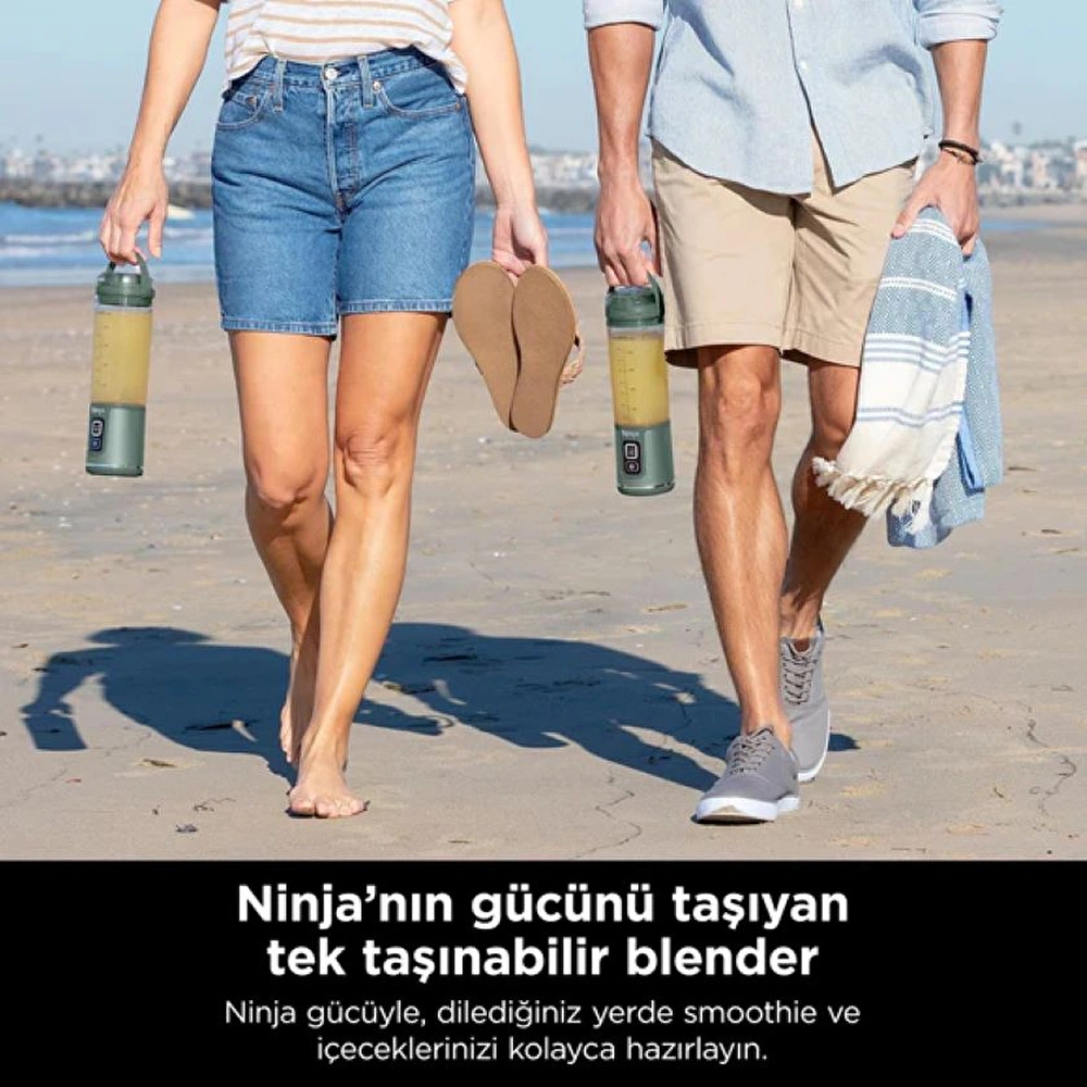 Ninja Blast Taşınabilir Blender Orman Yeşili görseli 2