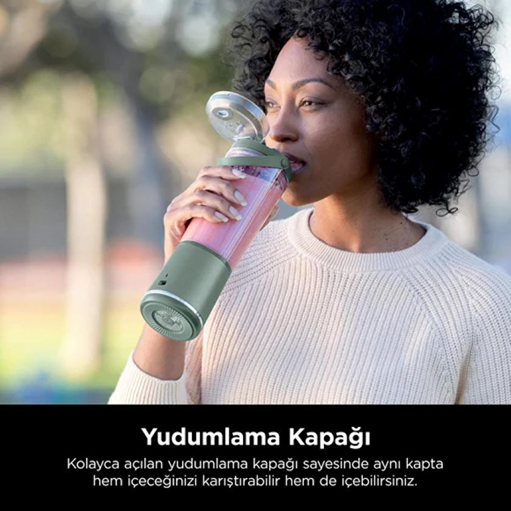 Ninja Blast Taşınabilir Blender Orman Yeşili görseli 4