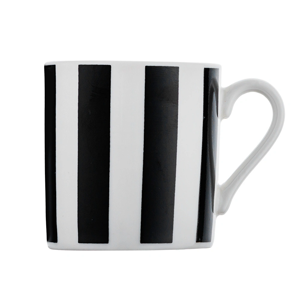 Emsan Arthur New Bone 2 Kişilik Kahve Fincan Takımı 90 ml Siyah görseli 8