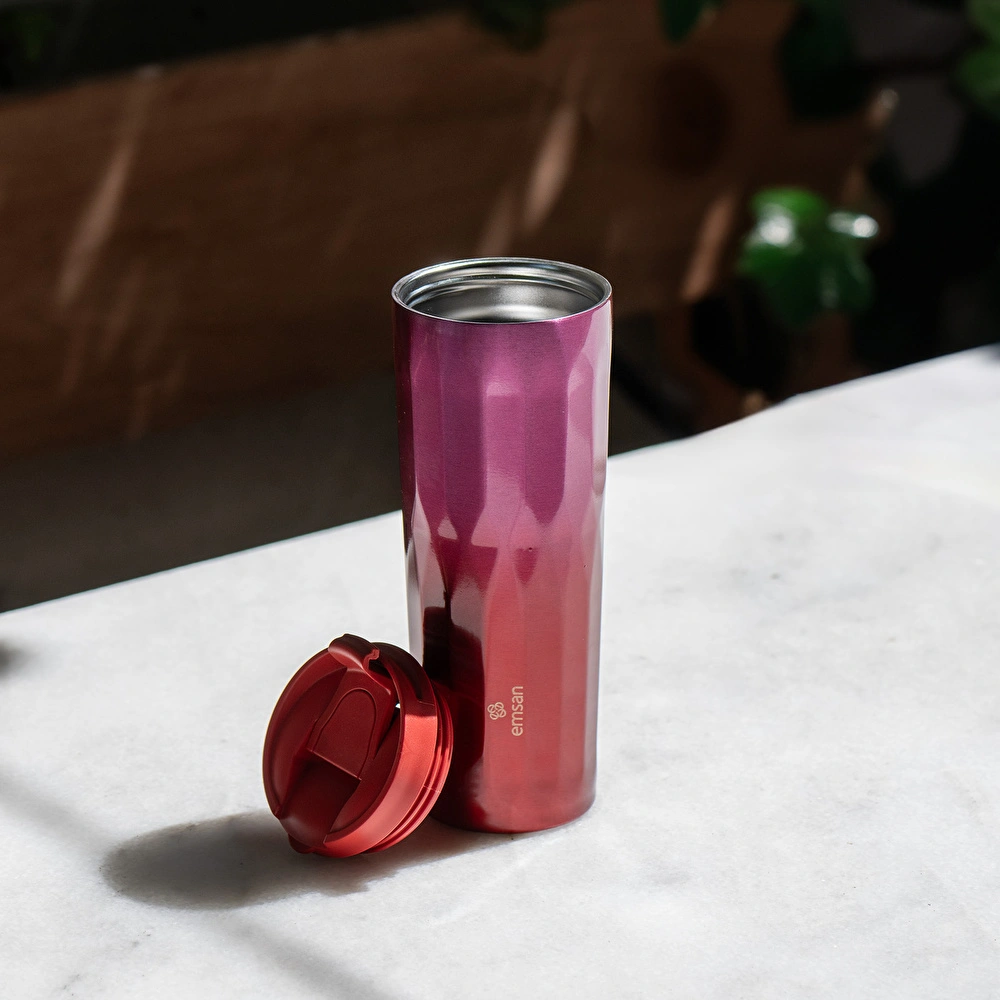 Emsan Crystal Termos Pembe 500 ml görseli 3