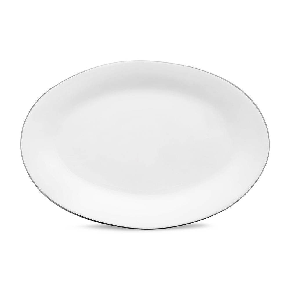 Emsan New Bone Frezya 56 Parça 12 Kişilik Yuvarlak Yemek Takımı Platin görseli 11