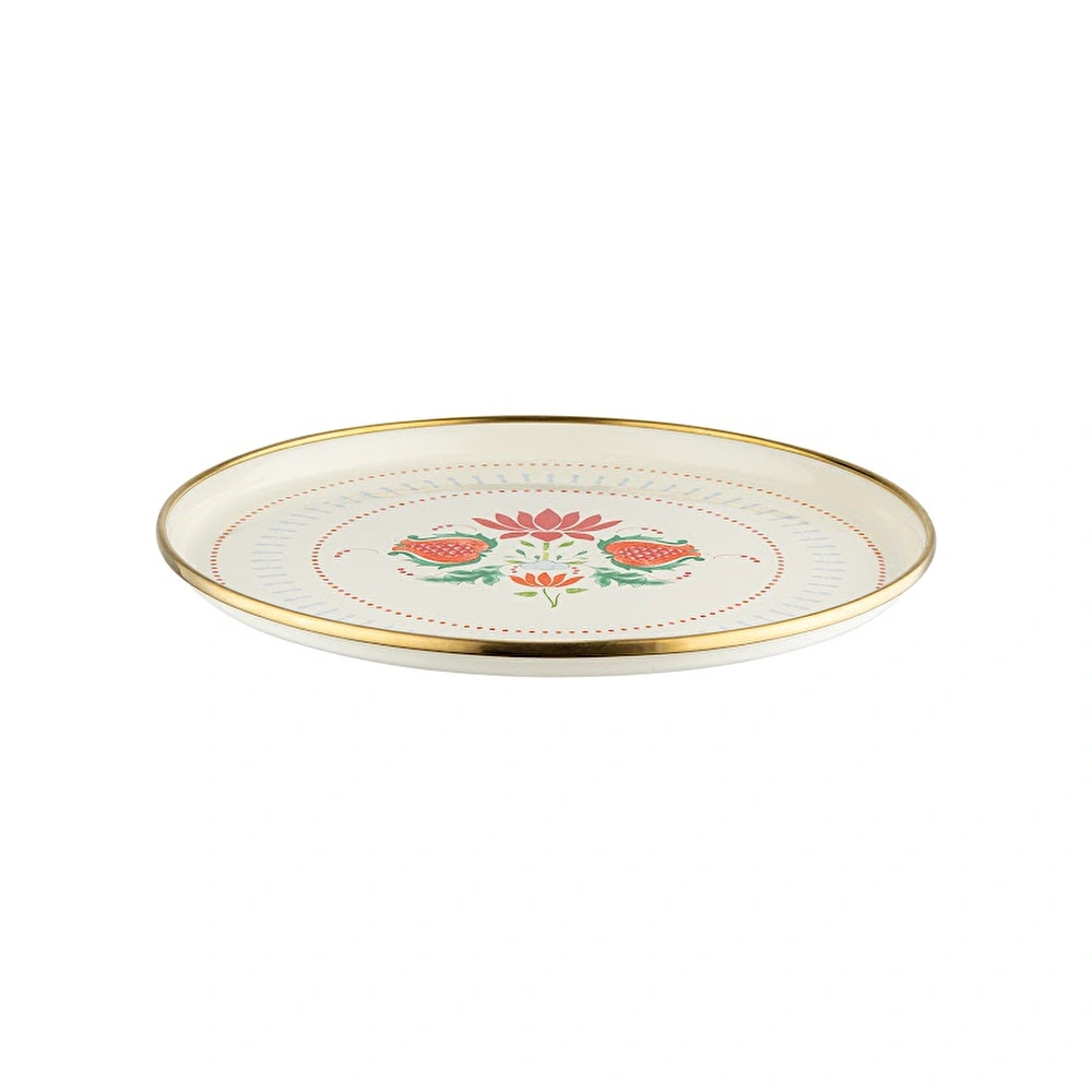 Emsan Nar Emaye Pasta Tabağı 21 cm görseli 6