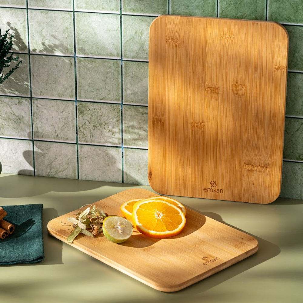 Emsan Bambu Aren 2'li Kesme Tahtası görseli 2