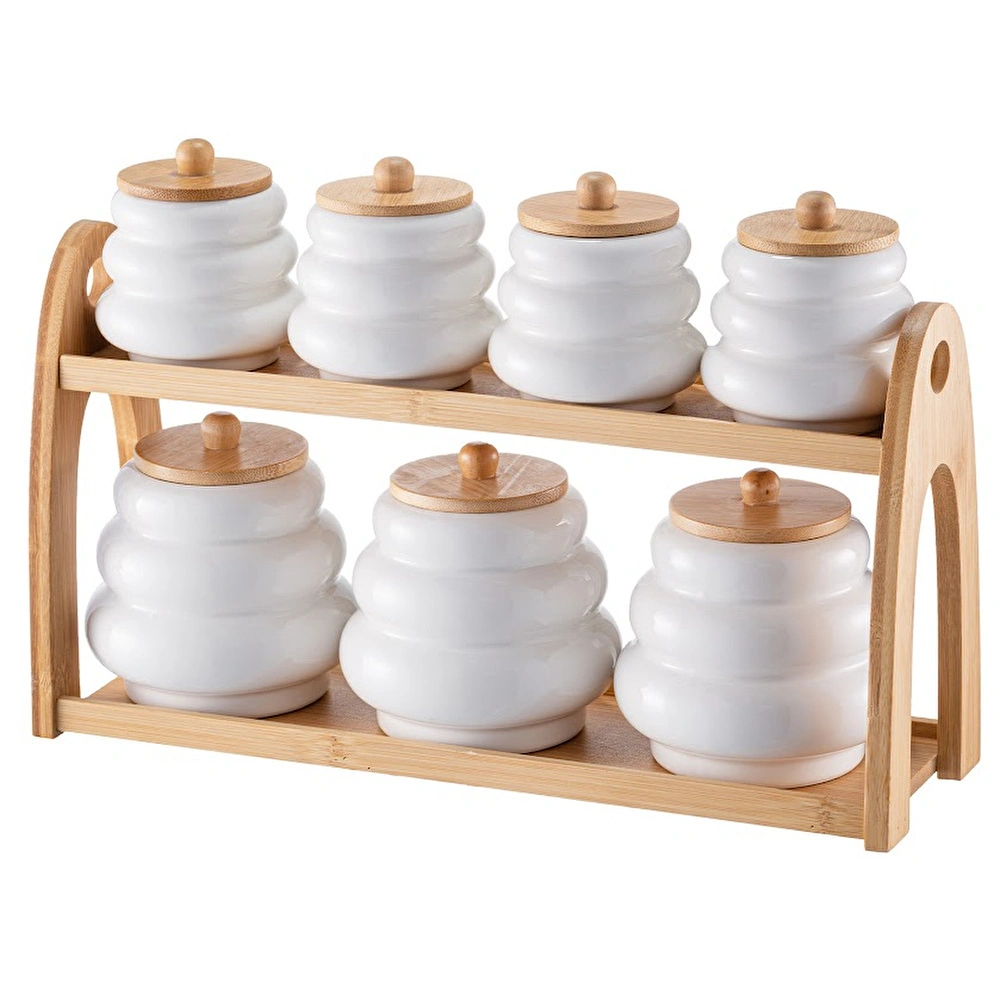 Emsan Honey Standlı 7'li Baharat Takımı görseli 1