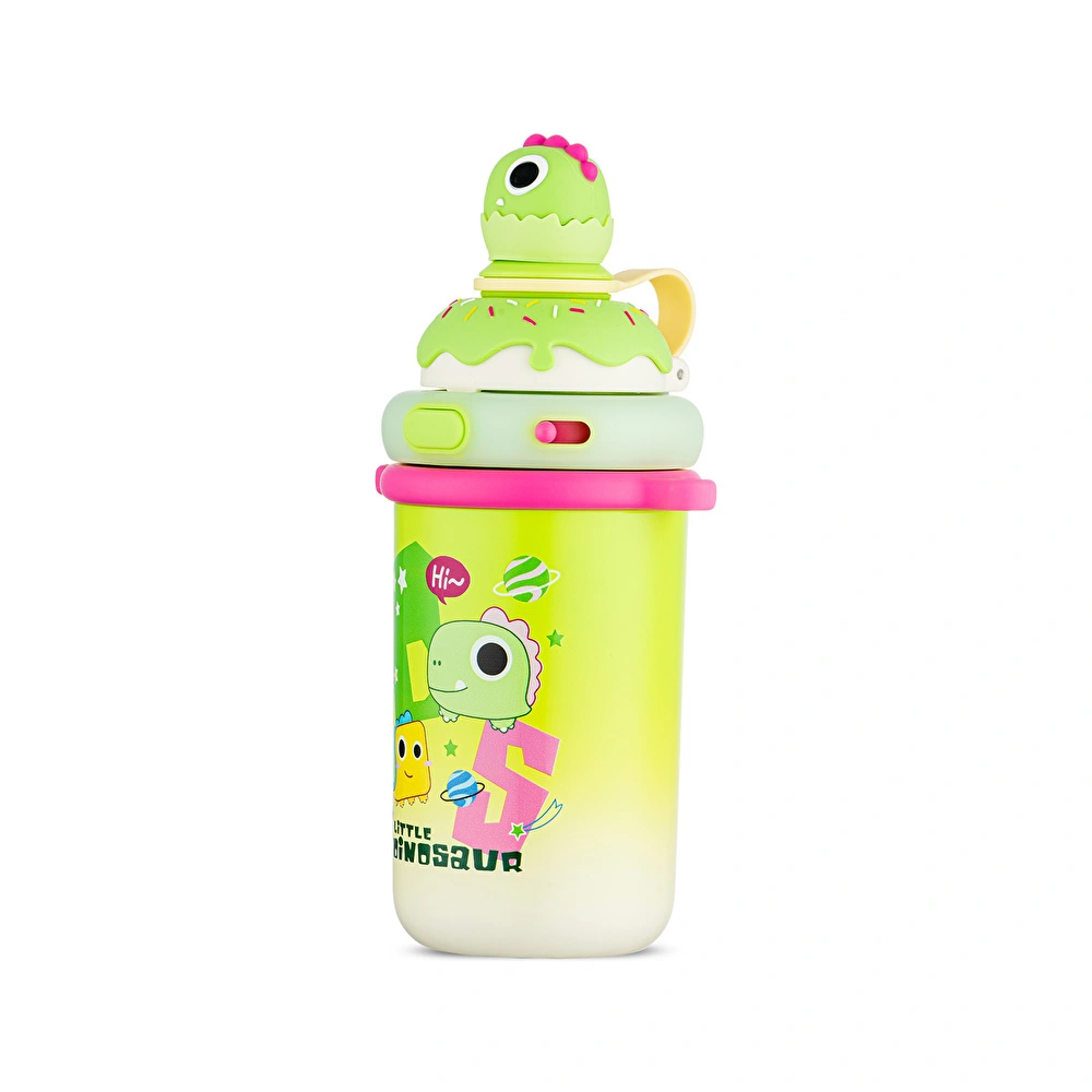 Emsan Baby Dinosaur Termos Yeşil 450 ml görseli 6