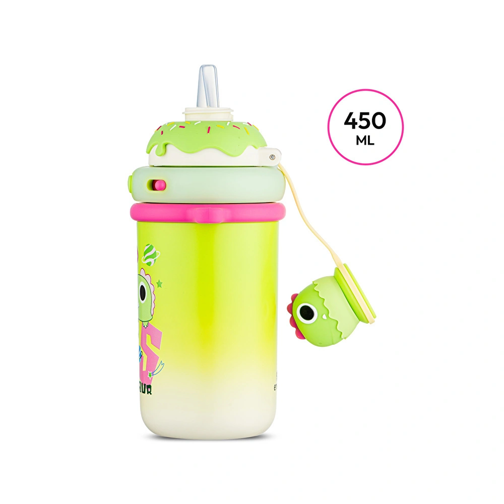 Emsan Baby Dinosaur Termos Yeşil 450 ml görseli 8