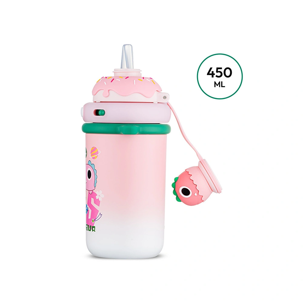 Emsan Baby Dinazor Termos Pembe 450 ml görseli 8