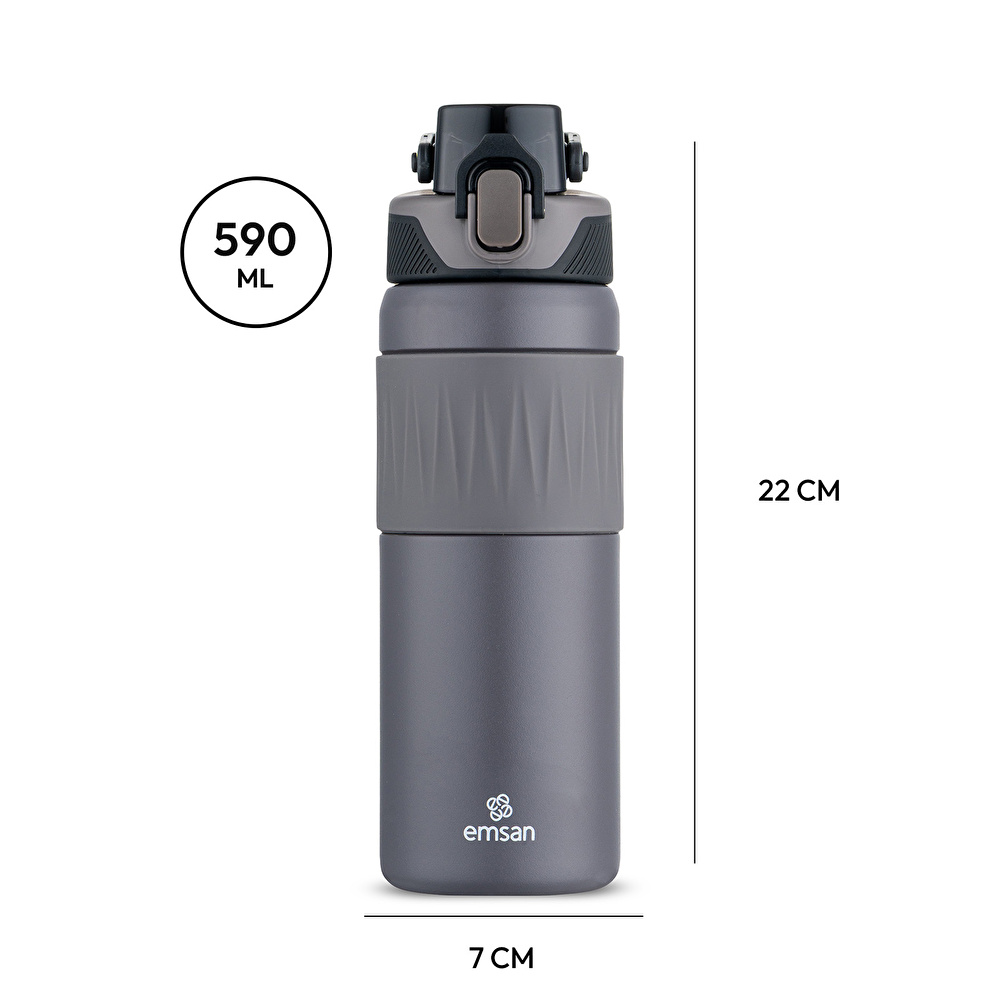 Emsan Sportline Termos Gri 590 ml görseli 6