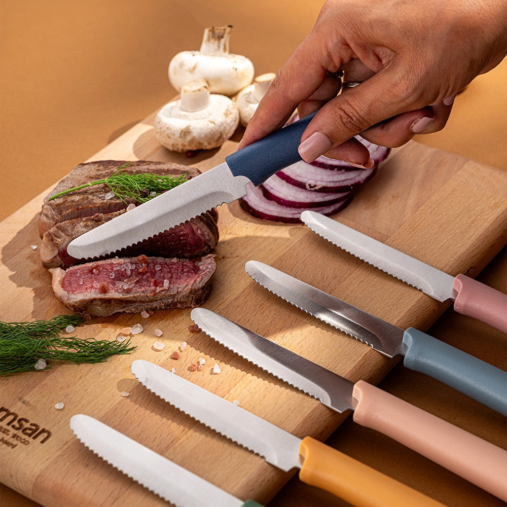 Emsan Rustik 6'lı Steak Bıçak Seti görseli 3