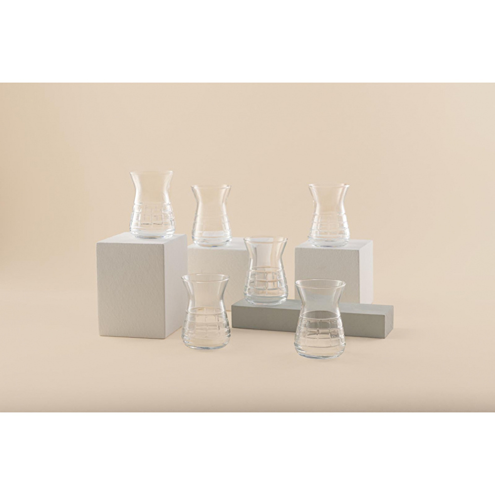 Jumbo Classy 6'lı Çay Bardağı görseli 7