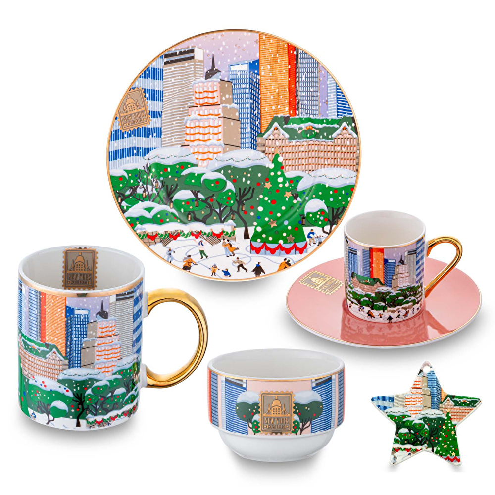 Jumbo Newyork Yıldız Desenli Charm 8 cm görseli 2