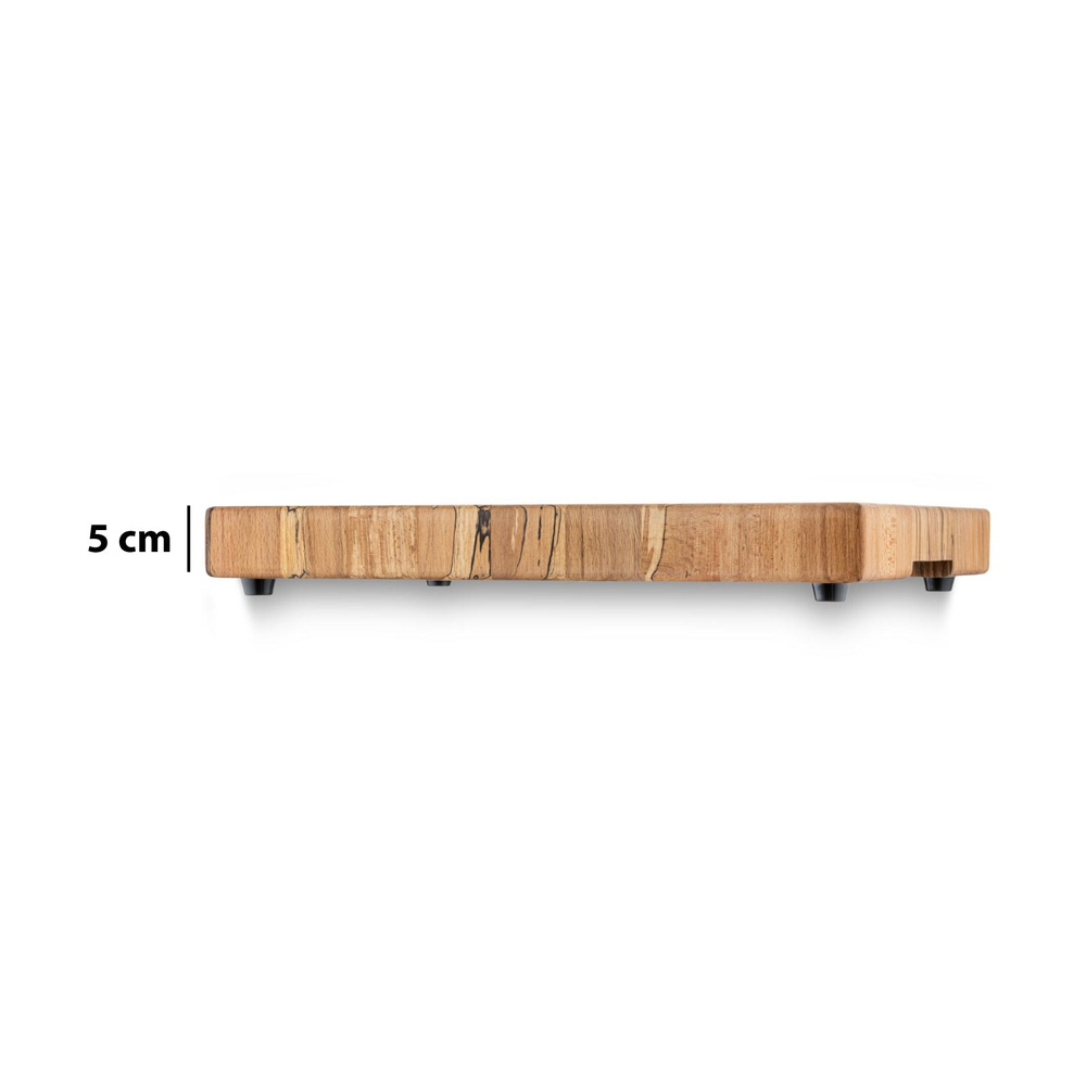 Jumbo Rustik Natural Kesme Tahtası 38x26 cm görseli 6