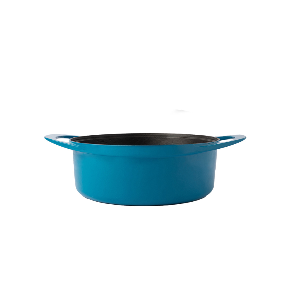 Pot Art Derin Döküm Tencere Mavi 28 cm görseli 6