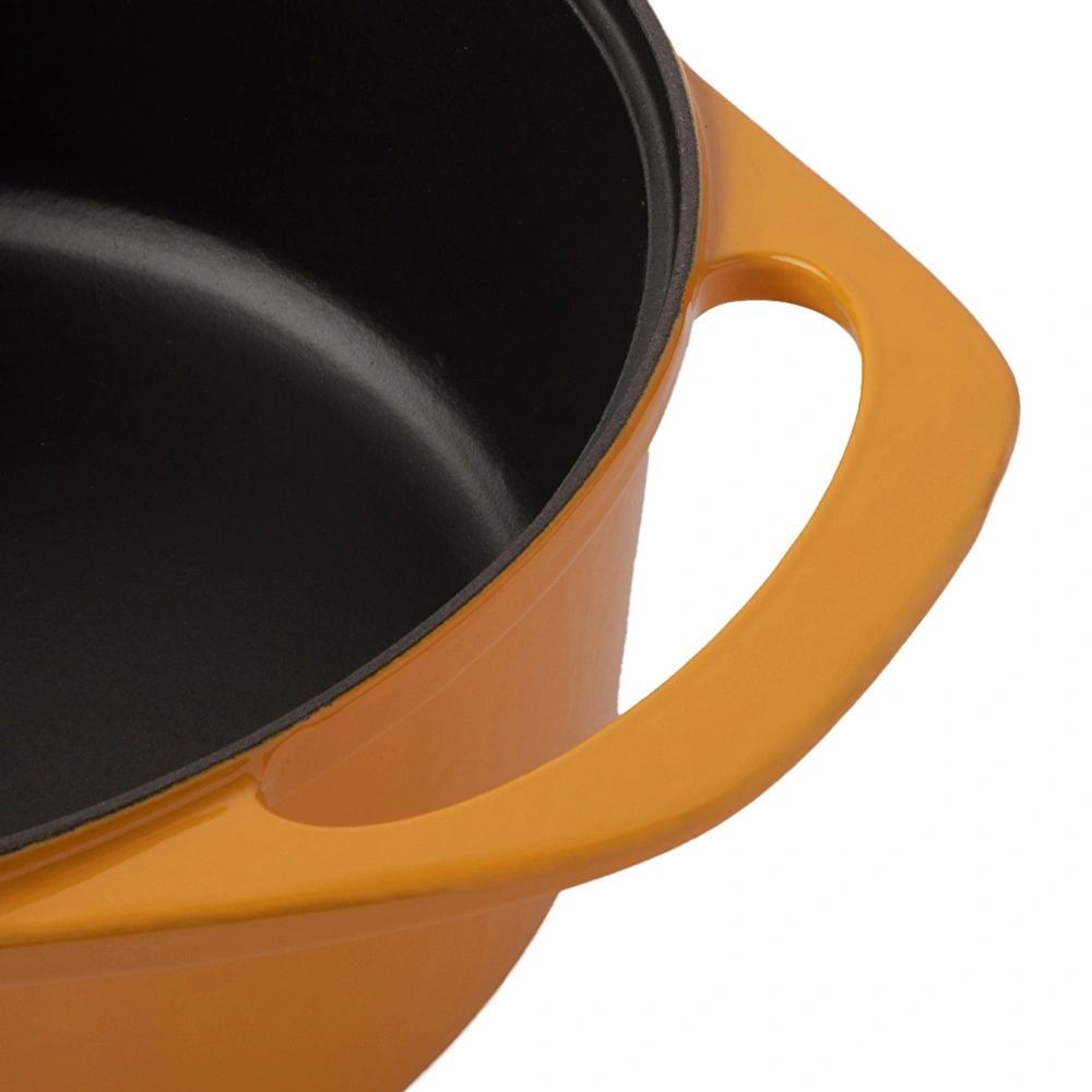 Pot Art Derin Döküm Tencere Sarı 28 cm görseli 3