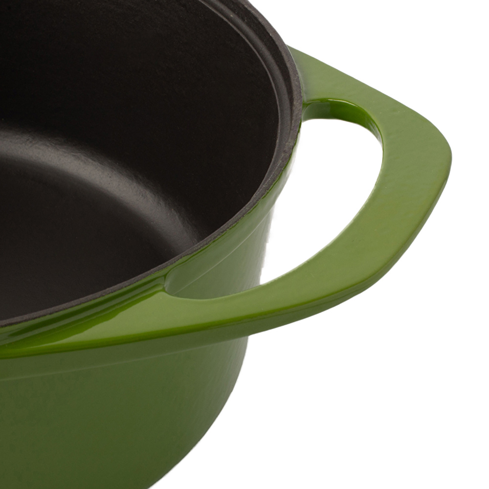 Pot Art Derin Döküm Tencere Yeşil 28 cm görseli 3