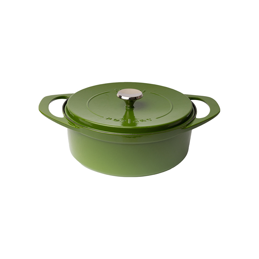 Pot Art Derin Döküm Tencere Yeşil 28 cm görseli 4
