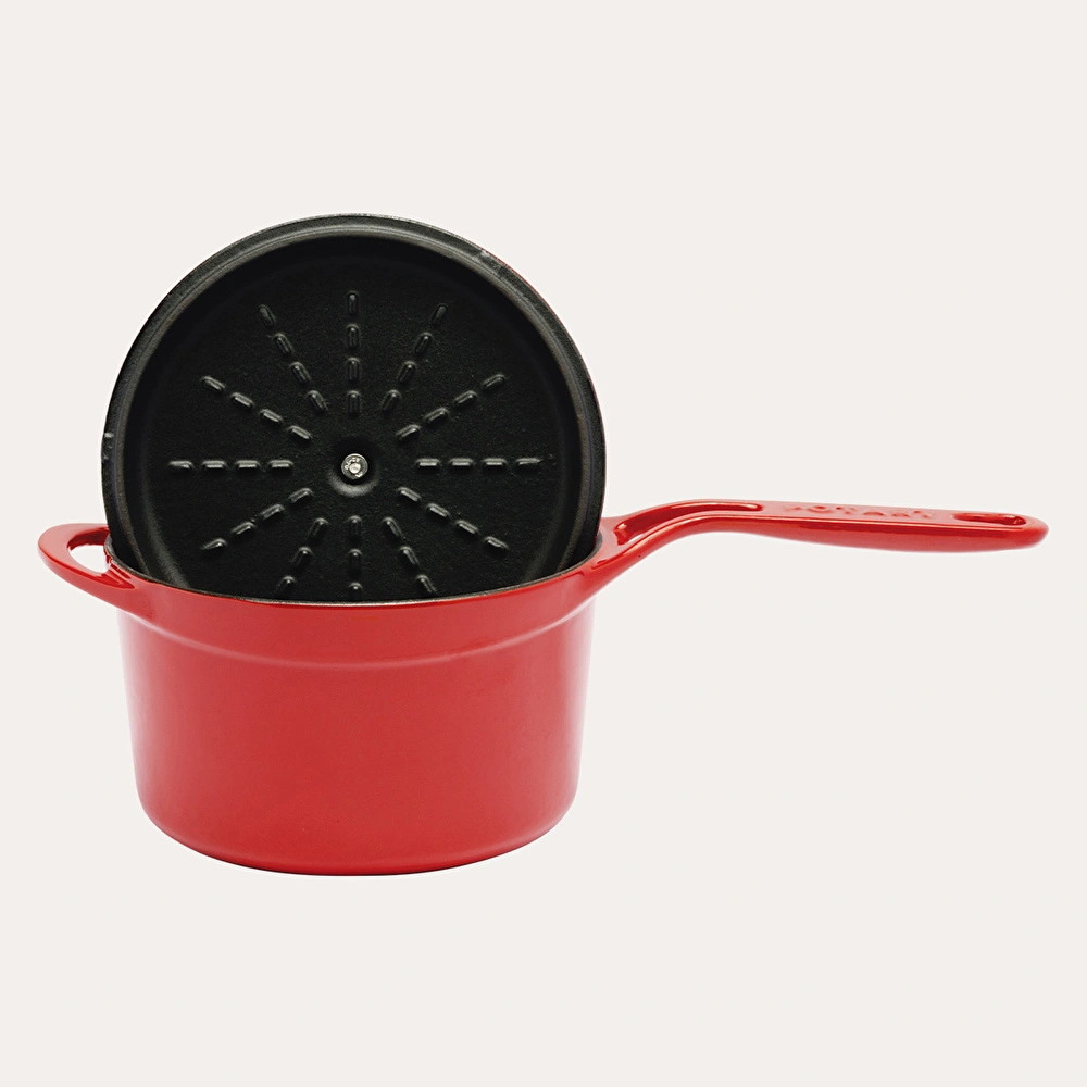 Pot Art 18 Cm Yuvarlak Sos Tencere Kırmızı görseli 4
