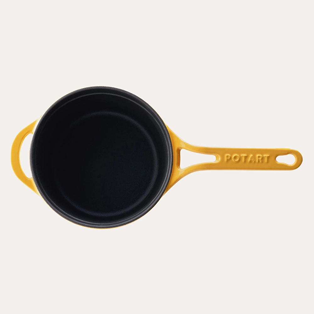 Pot Art 18 Cm Yuvarlak Sos Tencere Sarı görseli 4