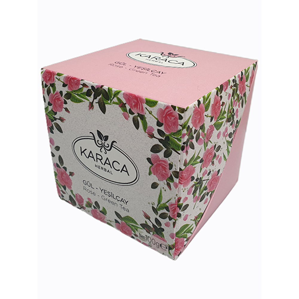 KARACA HERBAL GÜL-YEŞİL ÇAY 100 G görseli 1