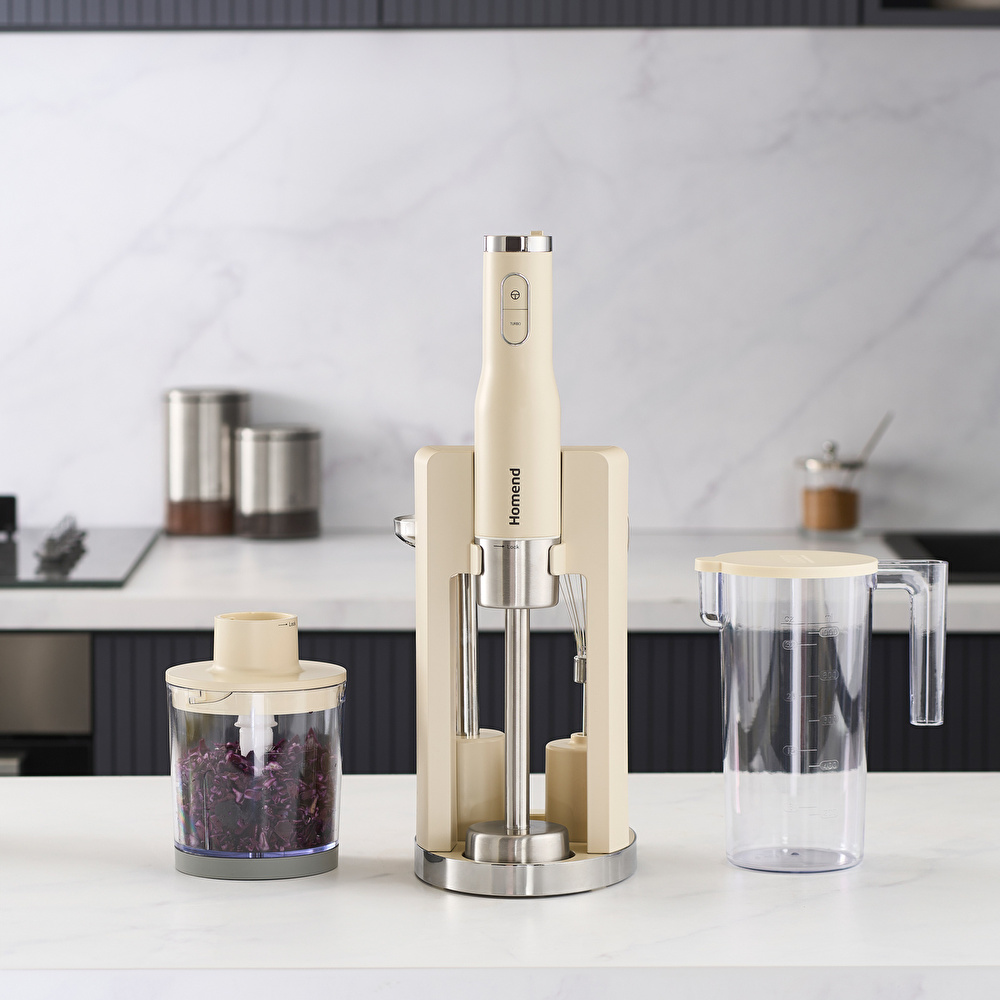 Homend Artfood 1925h El Blender Seti Krem görseli 1