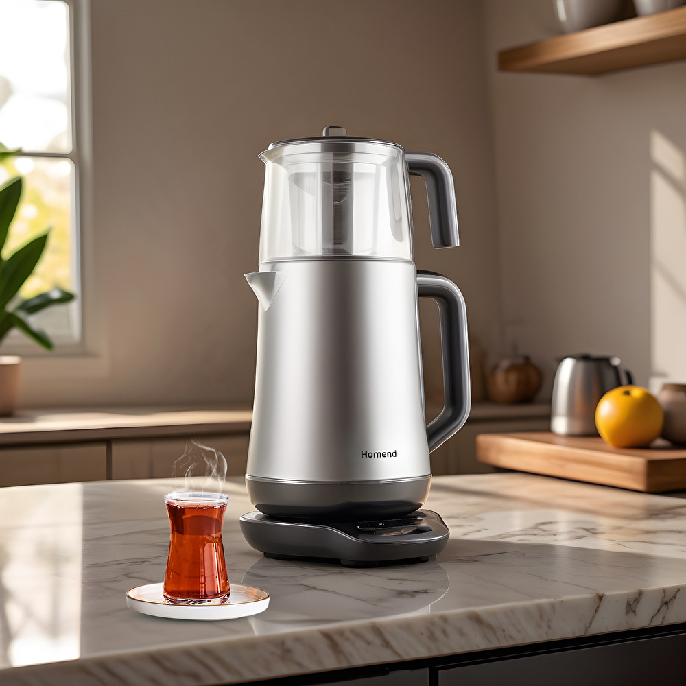 Homend Royaltea Elegant 1774H Konuşan Çay Makinesi görseli 3
