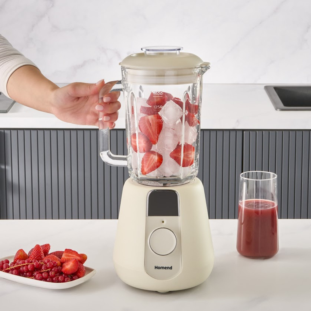 Homend Vintage Blendsetter 4927H Table Blender Krem görseli 5