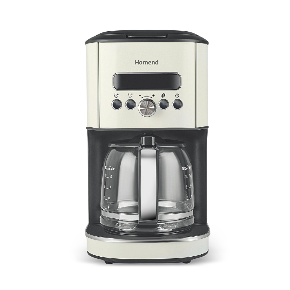 Homend Vintage Coffeebreak 5027H Filtre Kahve Makinesi Krem görseli 9