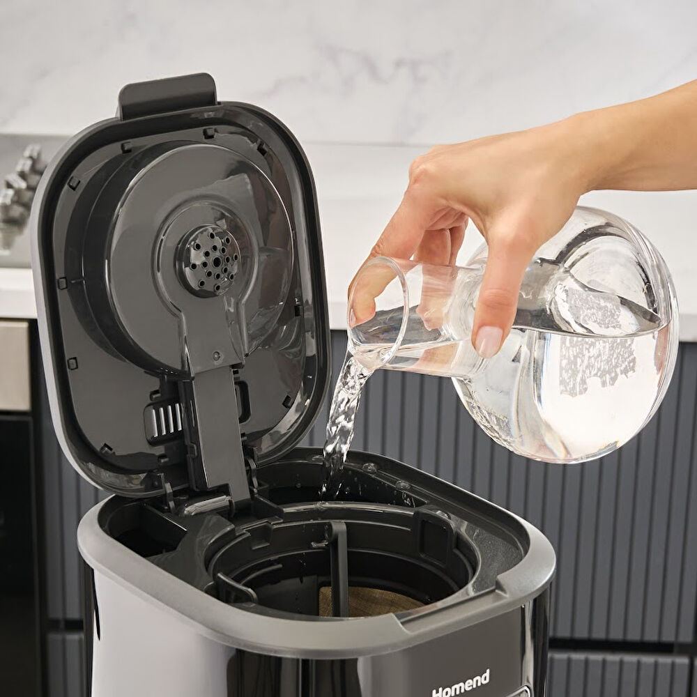 Homend Vintage Coffeebreak 5027H Filtre Kahve Makinesi Siyah thumbnail 7