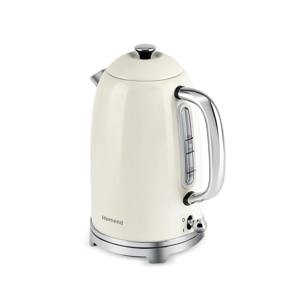 Homend Vintage Heatrow 1627H Kettle Su Isıtıcısı 2200W Krem görseli 8